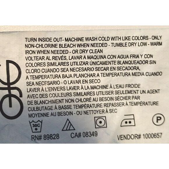 Gloria Vanderbilt Amanda Size 12 Blue Denim Jeans Cotton Stretch 32 x 30 inches - Picture 13 of 14